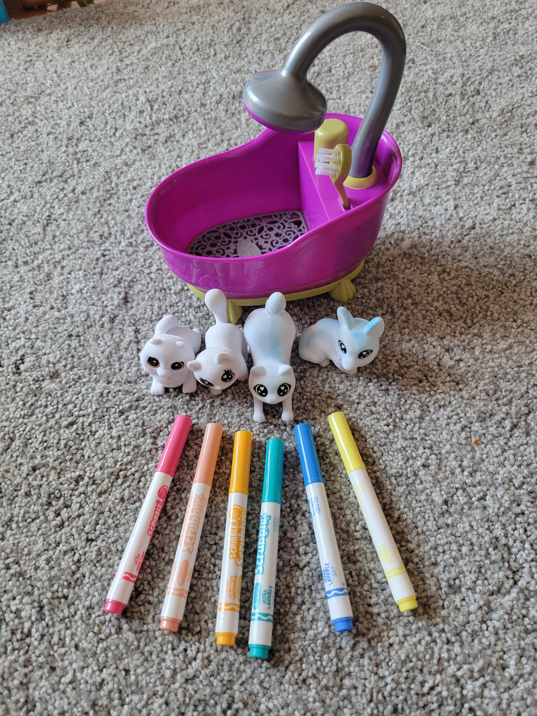 Crayola scribble scrubbi Cat set