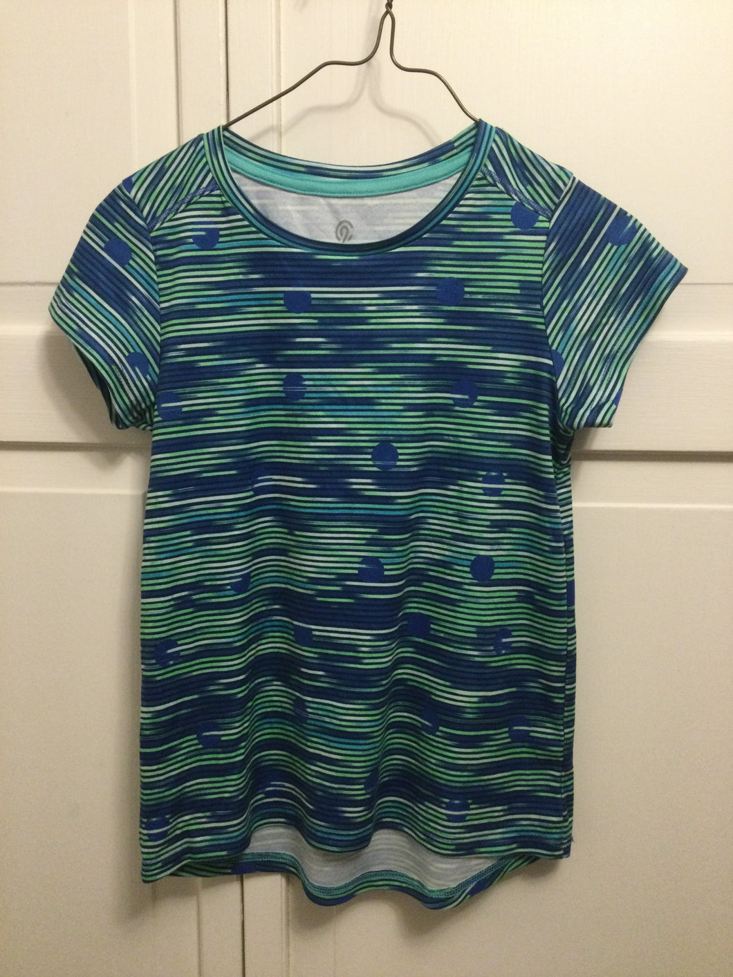Champion Shirt Striped Activewear Shirt - size Kids 6