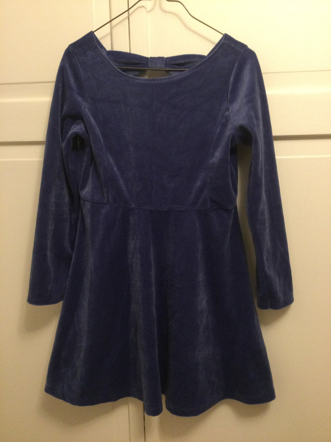 OshKosh B'Gosh Dress Blue Velour Dress - size Kids 7