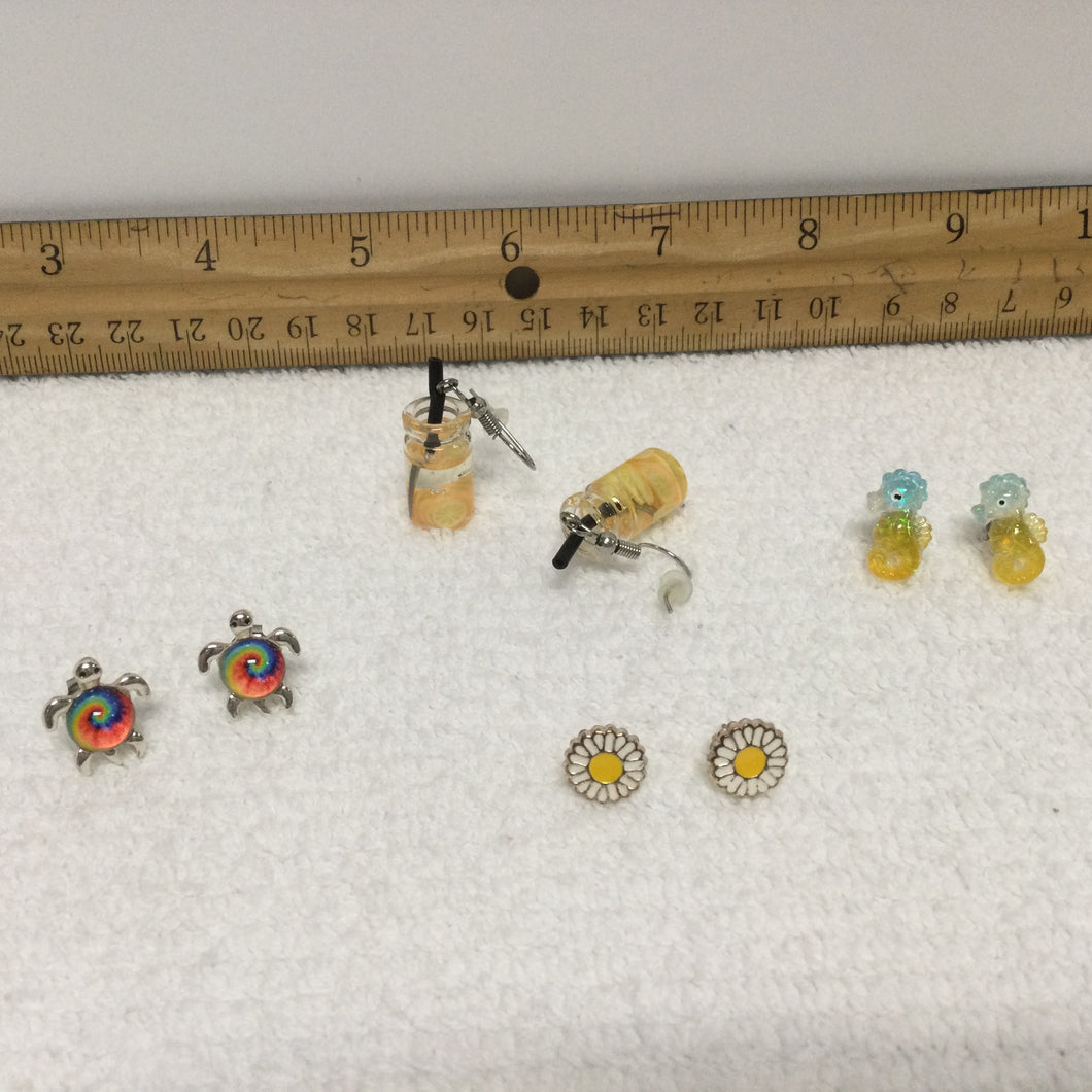 Claire's Earrings 4 Pairs Pierced Earrings