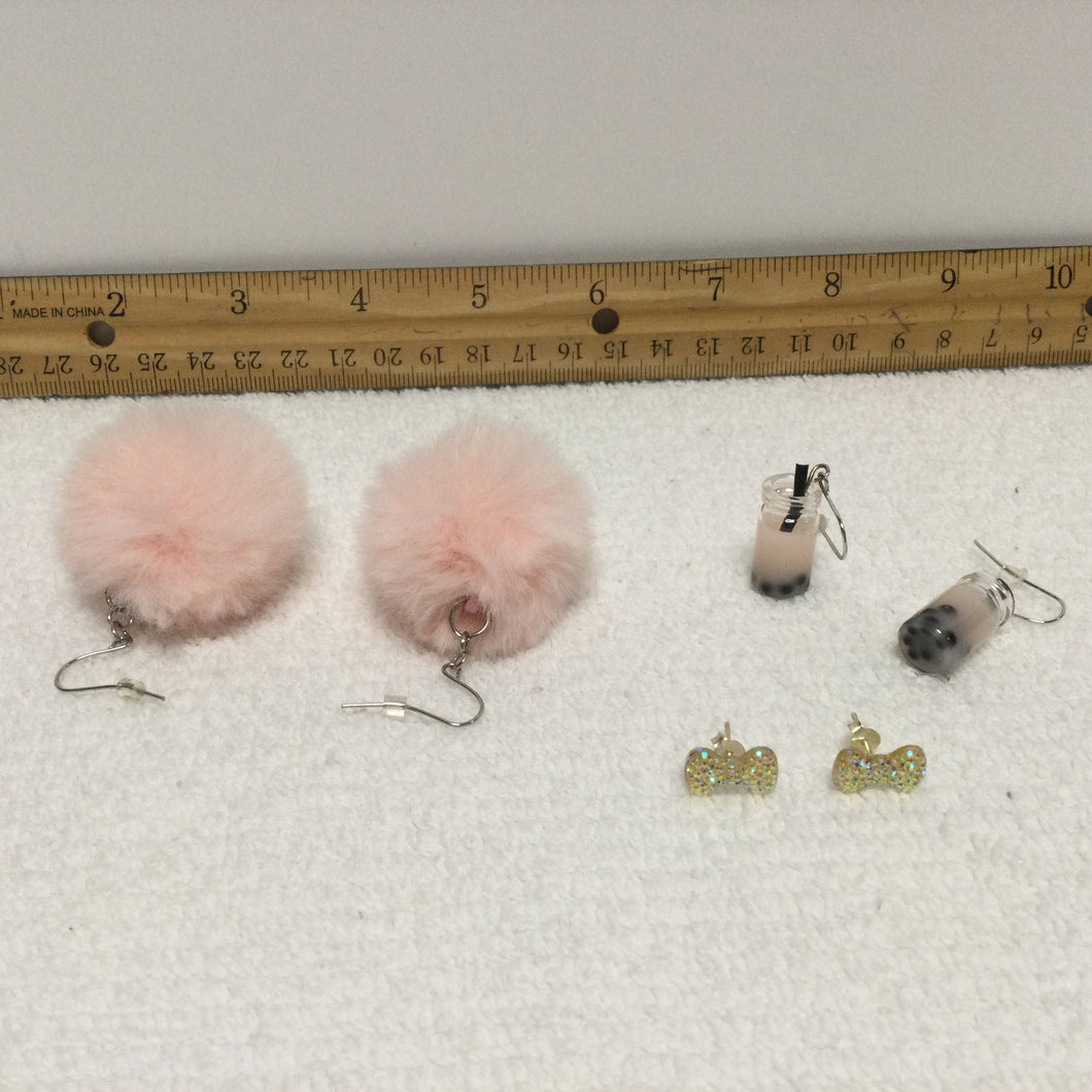 Claire's Earrings 3 Pairs Pierced Earrings