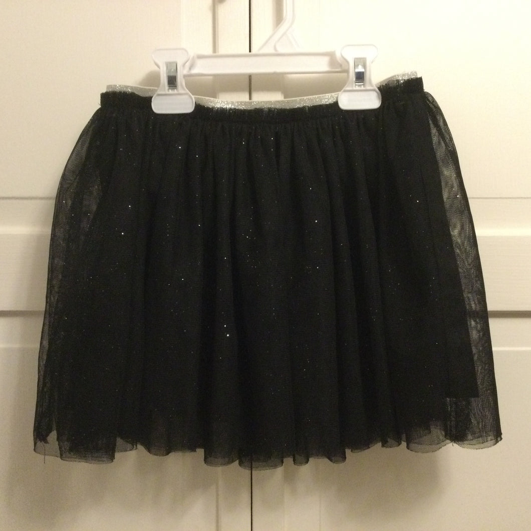 So Skirt Black Glittery Tulle 7-8 - size Kids 7