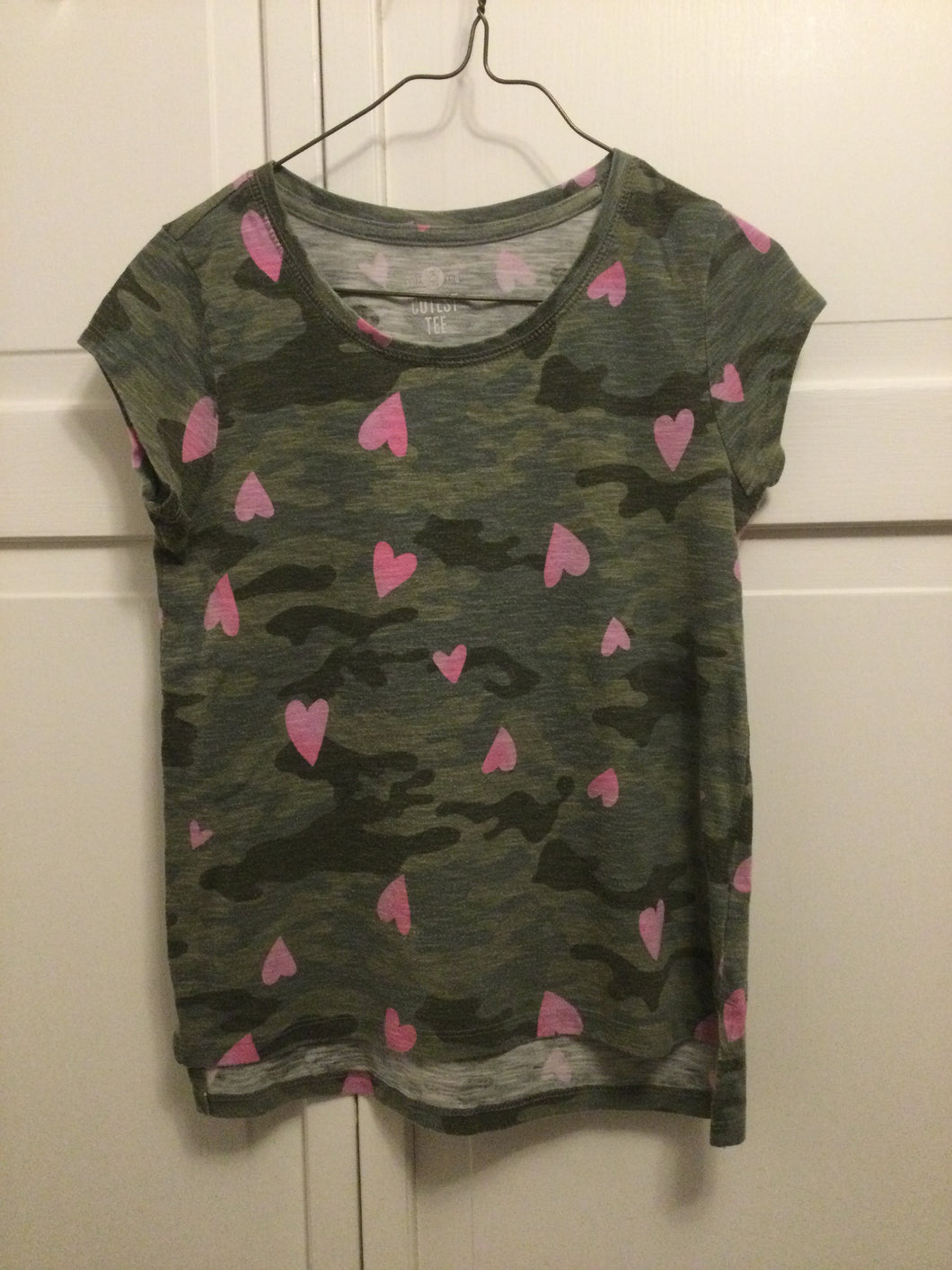 So Shirt CamoHeart Shirt Size 7-8 - size Kids 7