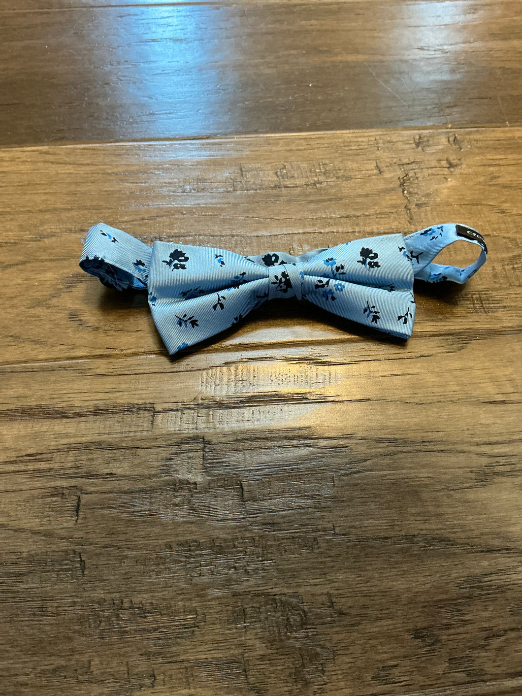 Crewcuts Blue Floral Bow Tie Adjustable