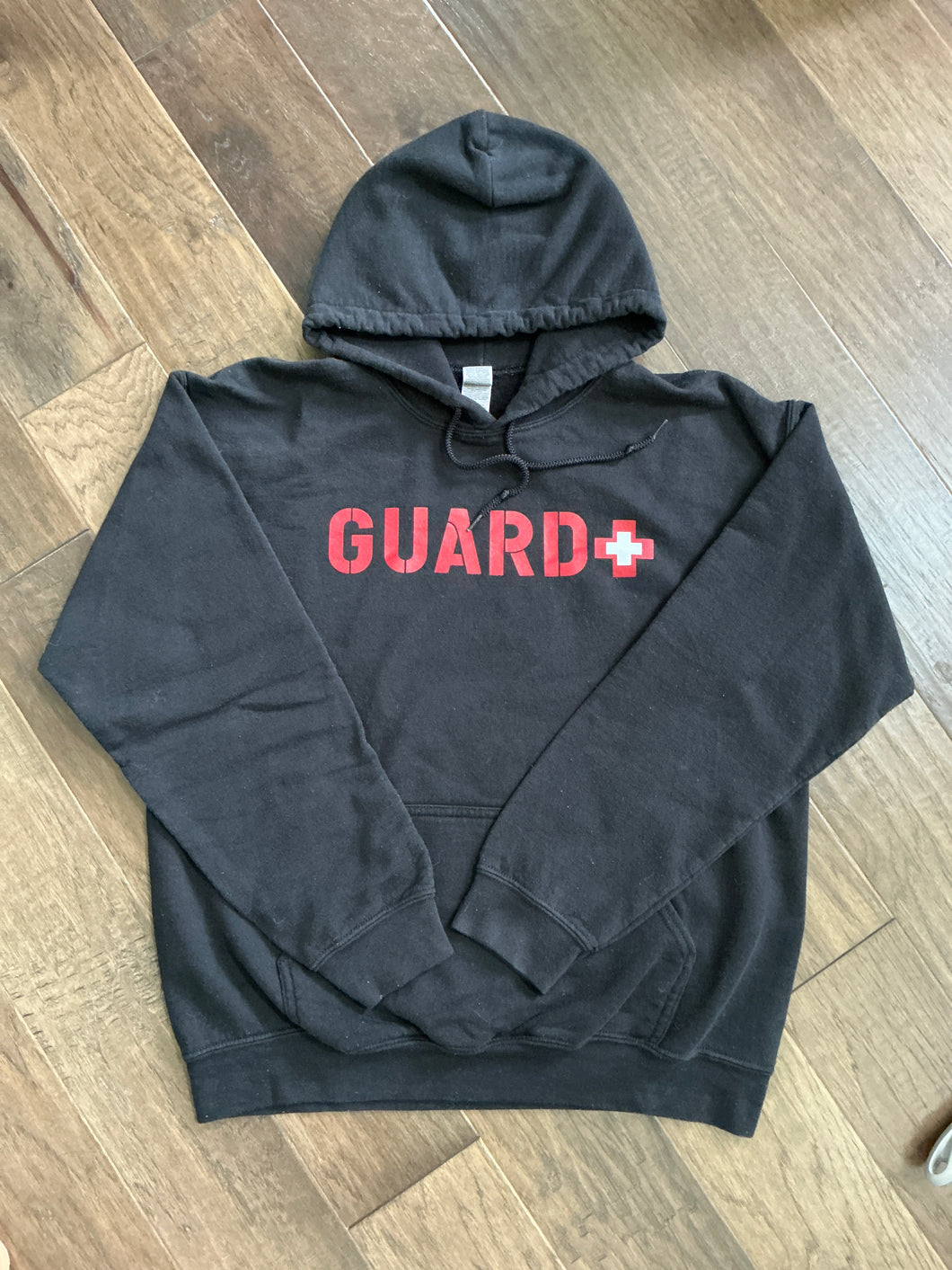 Black Guard Lifeguard Sweatshirt - size Junior Girls M (7-9)