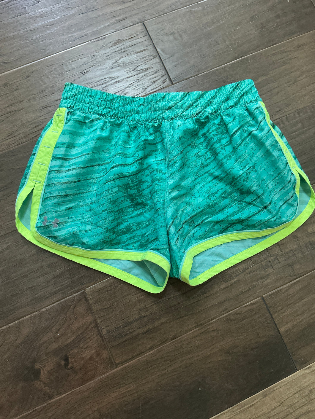 Under Armour Green Running Shorts - size Women XS (0-2)