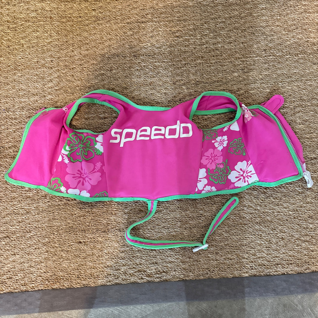 Speedo Life Preserver vest. Pink/Green flowers