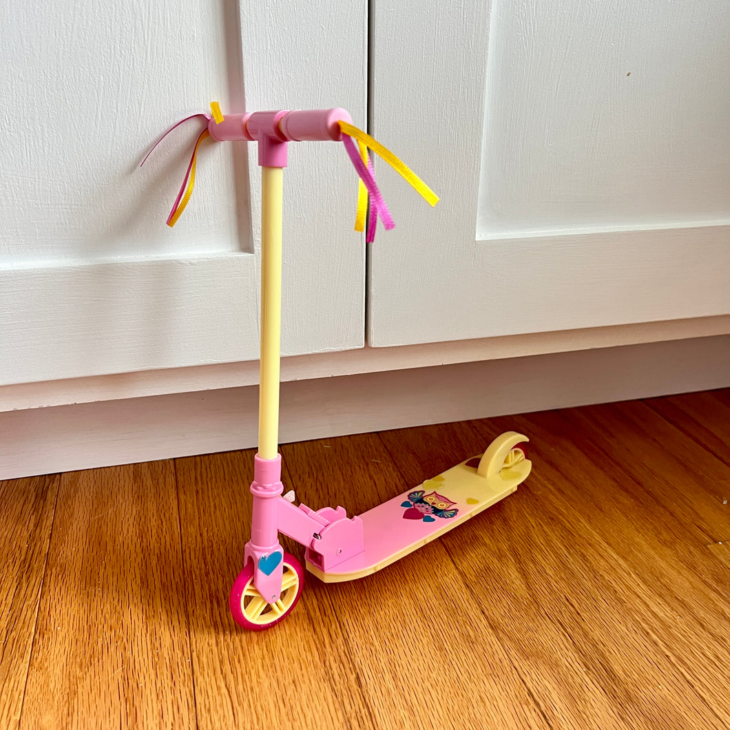 Our Generation Doll Scooter. Pink & Yellow