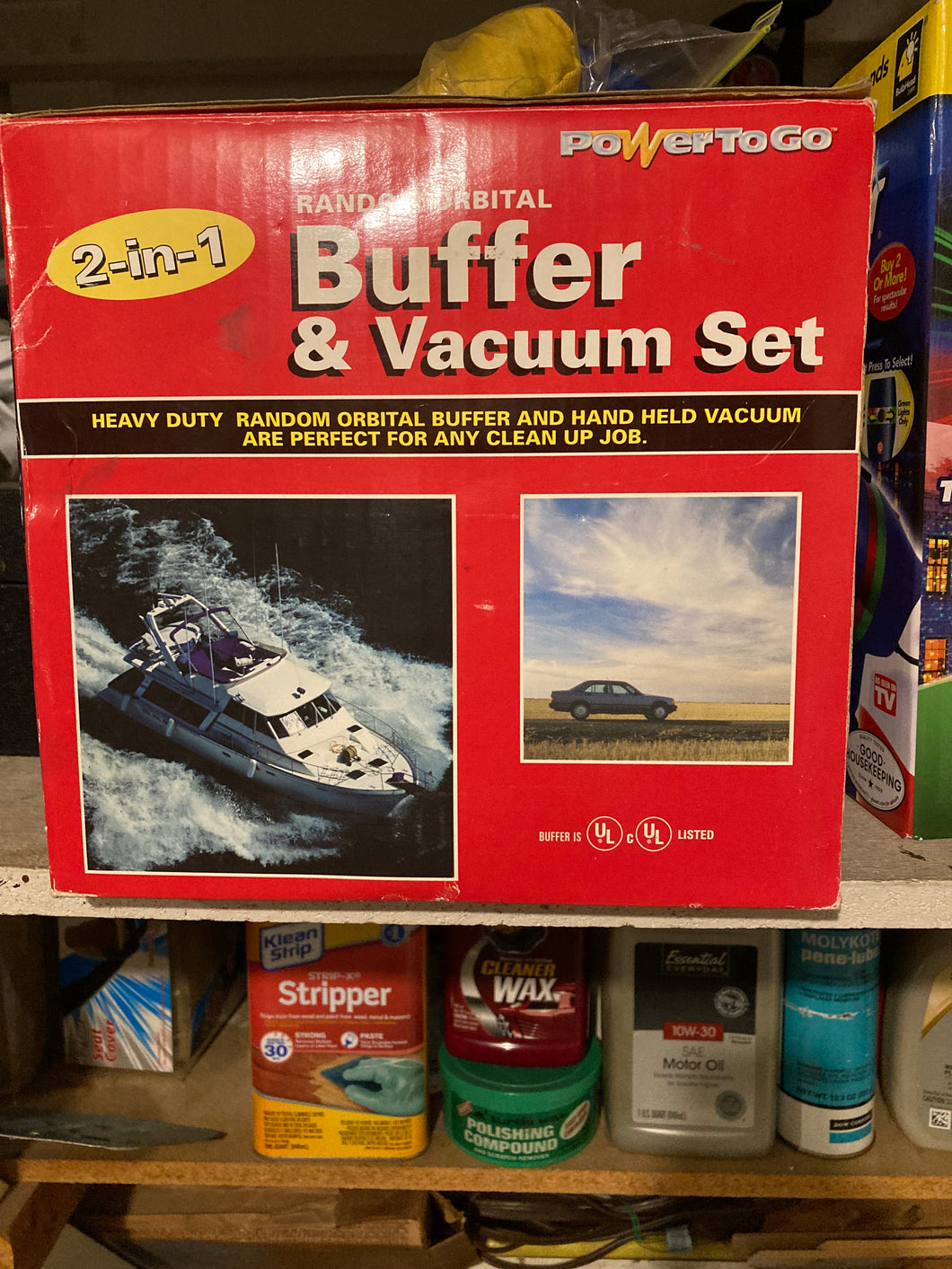 New in Box Buffer & Vacuum Set. 2-in-1