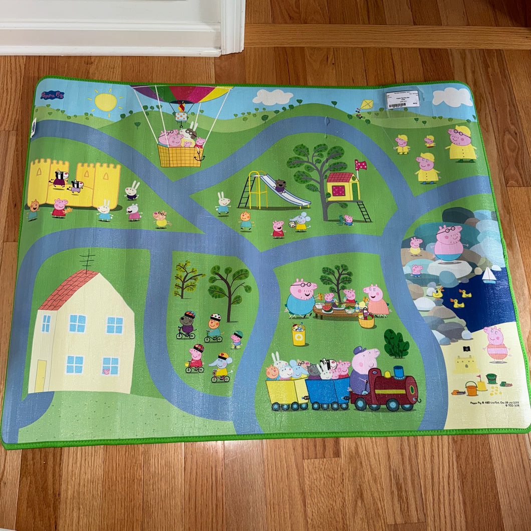 Peppa Pig Vinyl Play Mat Large & Colorful
