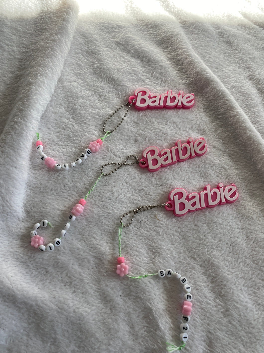 Set of 3 Barbie charms