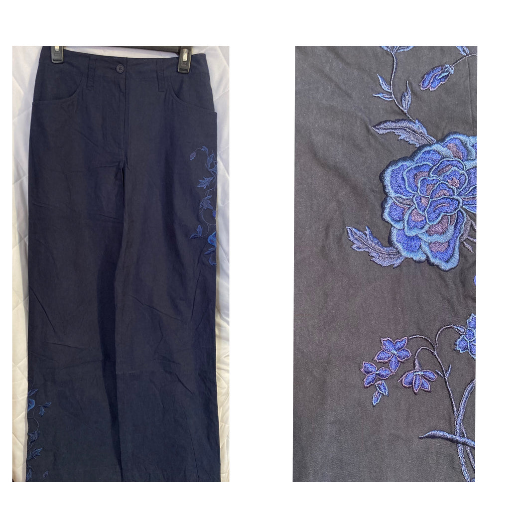 Express Navy Blue Pants Size 5/6 - size Women S (4-6)