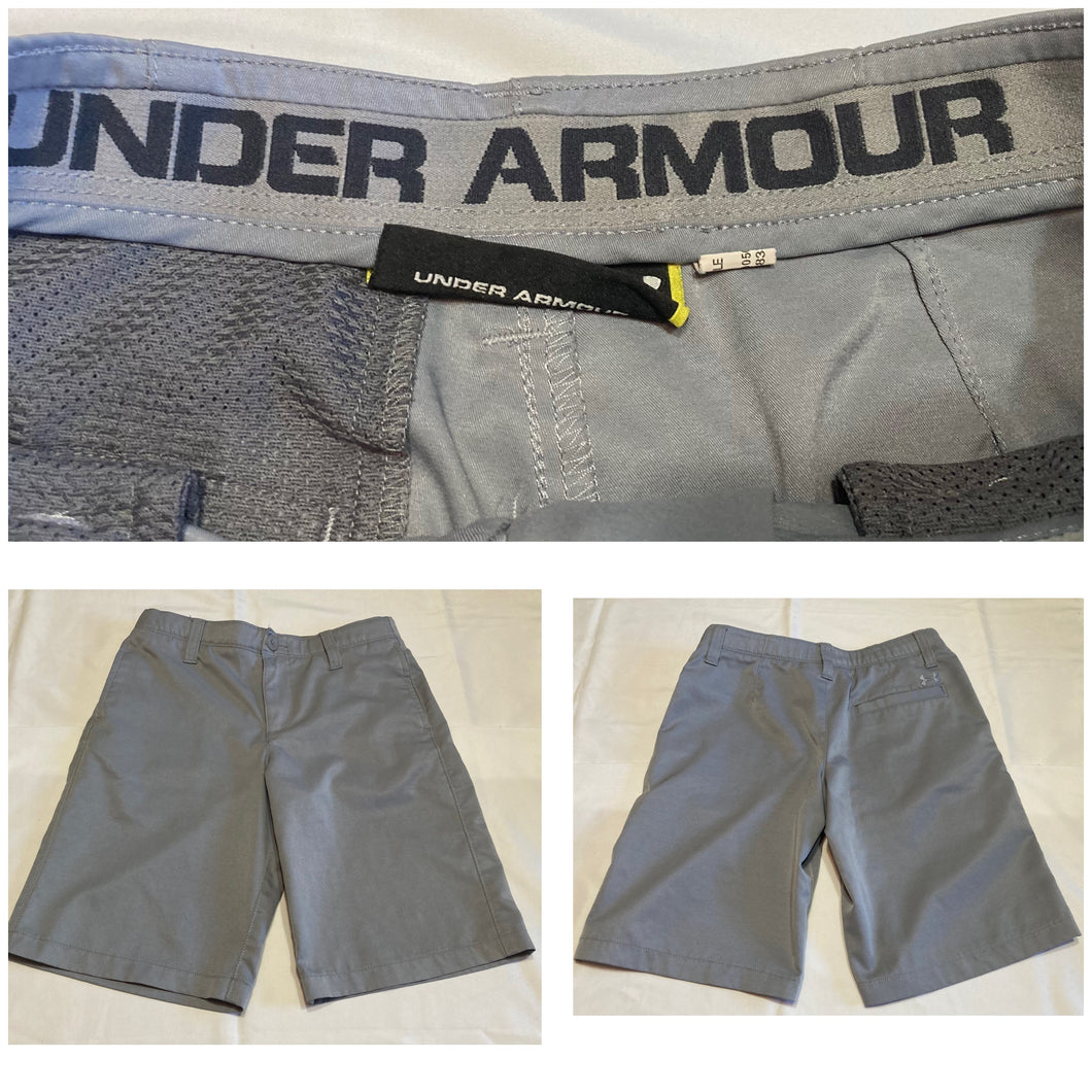 Under Armour Golf Shorts Gray - size Kids 10