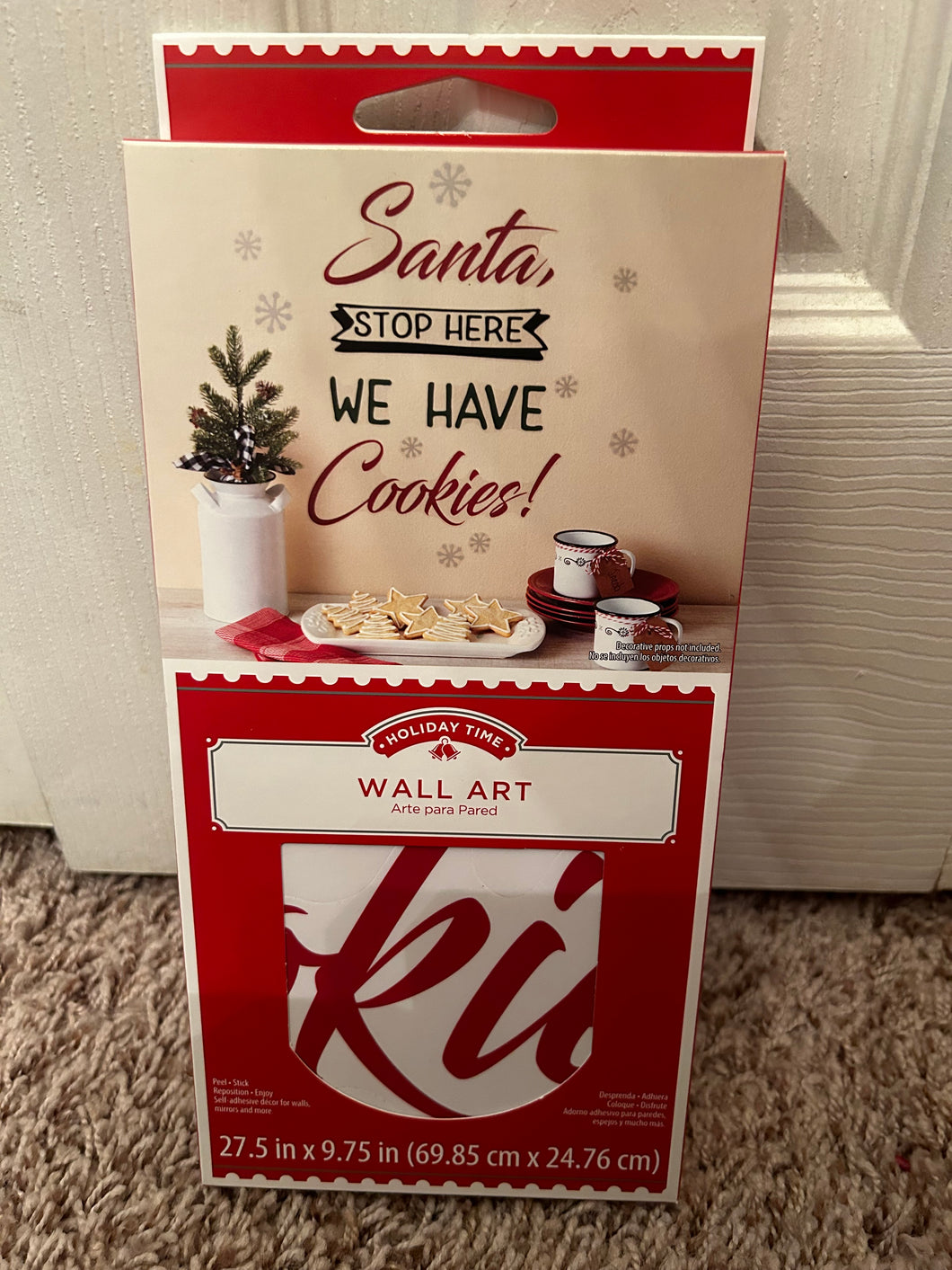 Santa.Cookies wall art NEW
