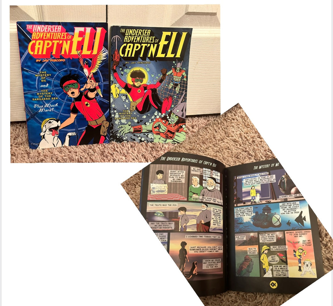 2 CAPT'N ELI COMIC BOOKS