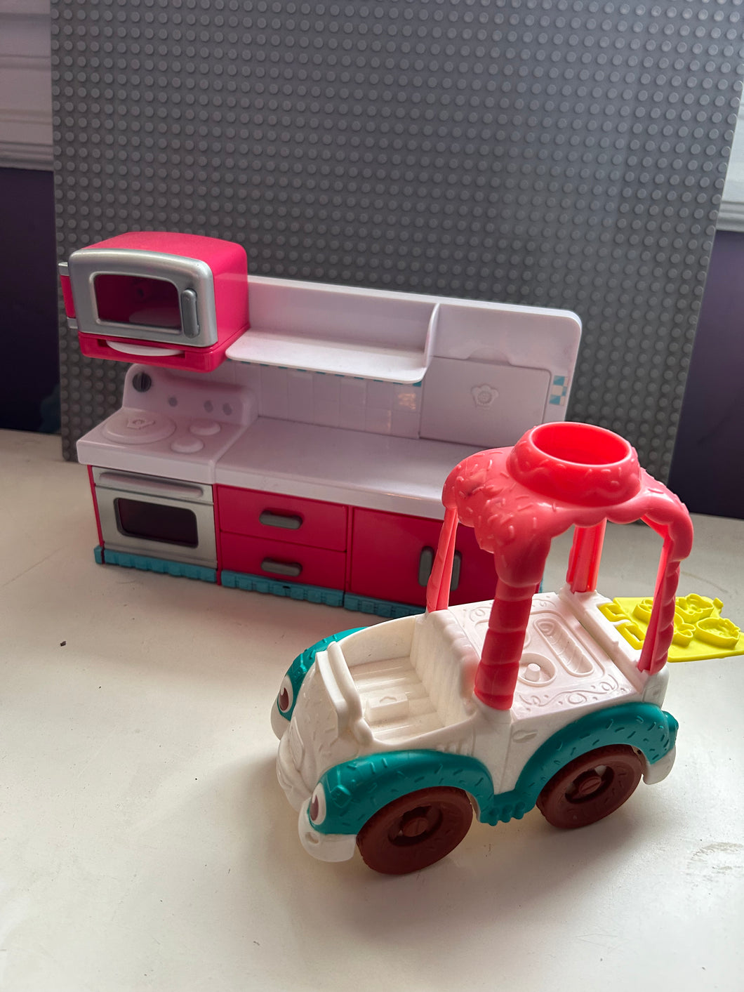 shopkins kitchen & car