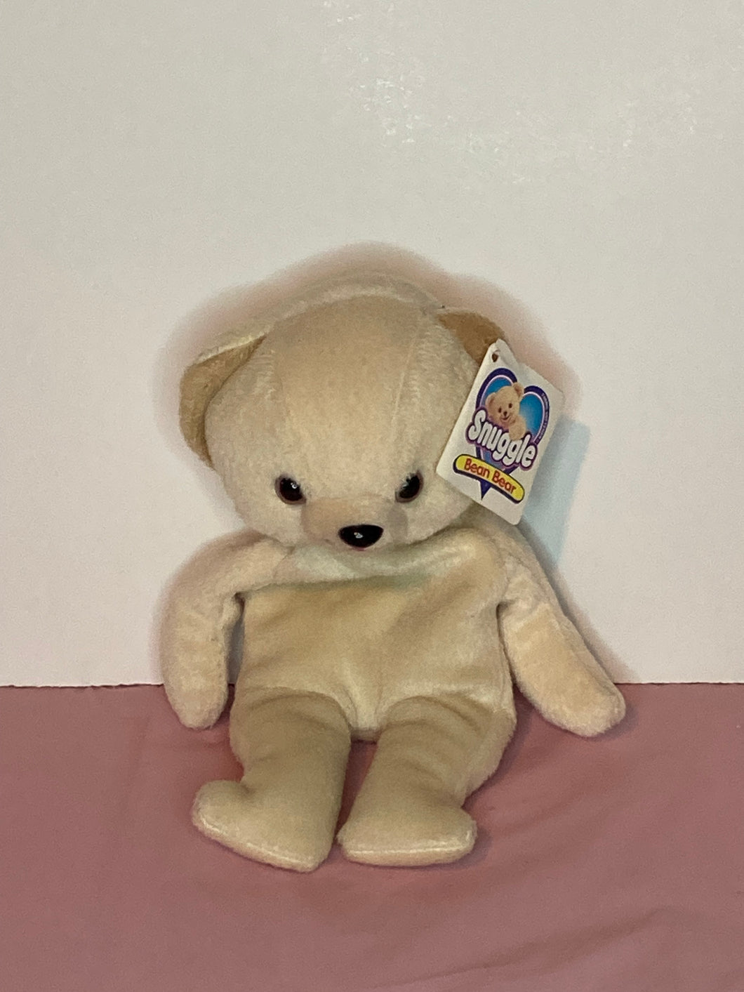 Snuggle stuffed beanie bear vintage
