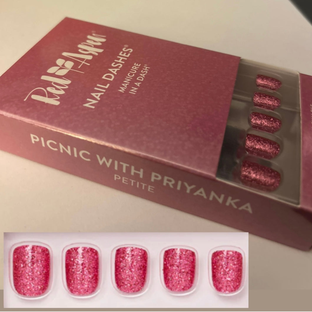 NEW Red Aspen nails Picnic w Priyanka