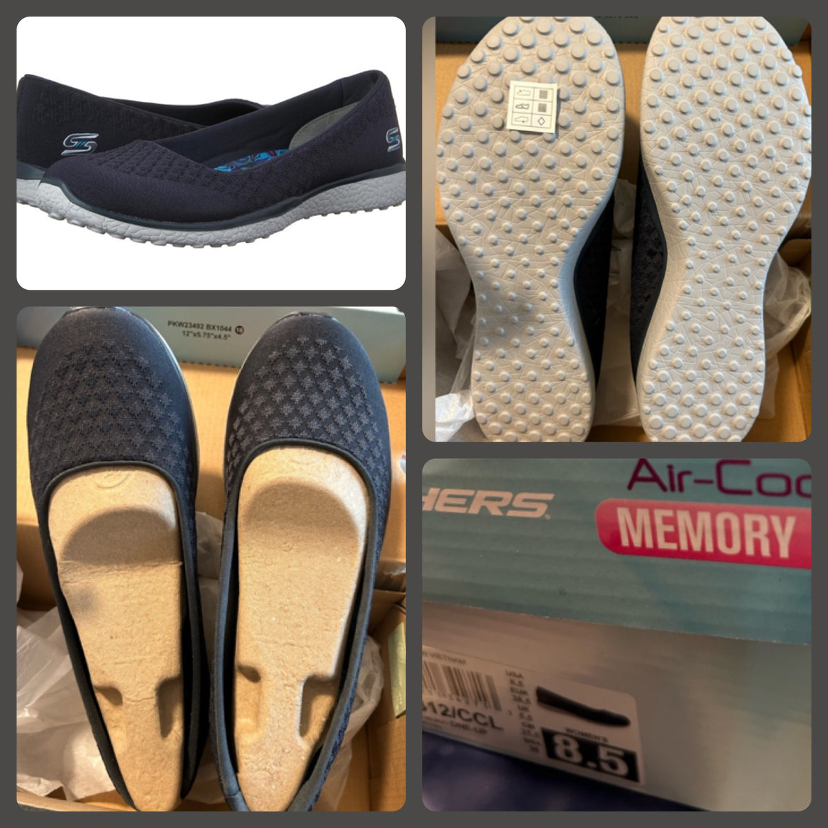 NEW Skechers sneakers Slip ons, microburst - size Shoes-Womens 8.5 ...