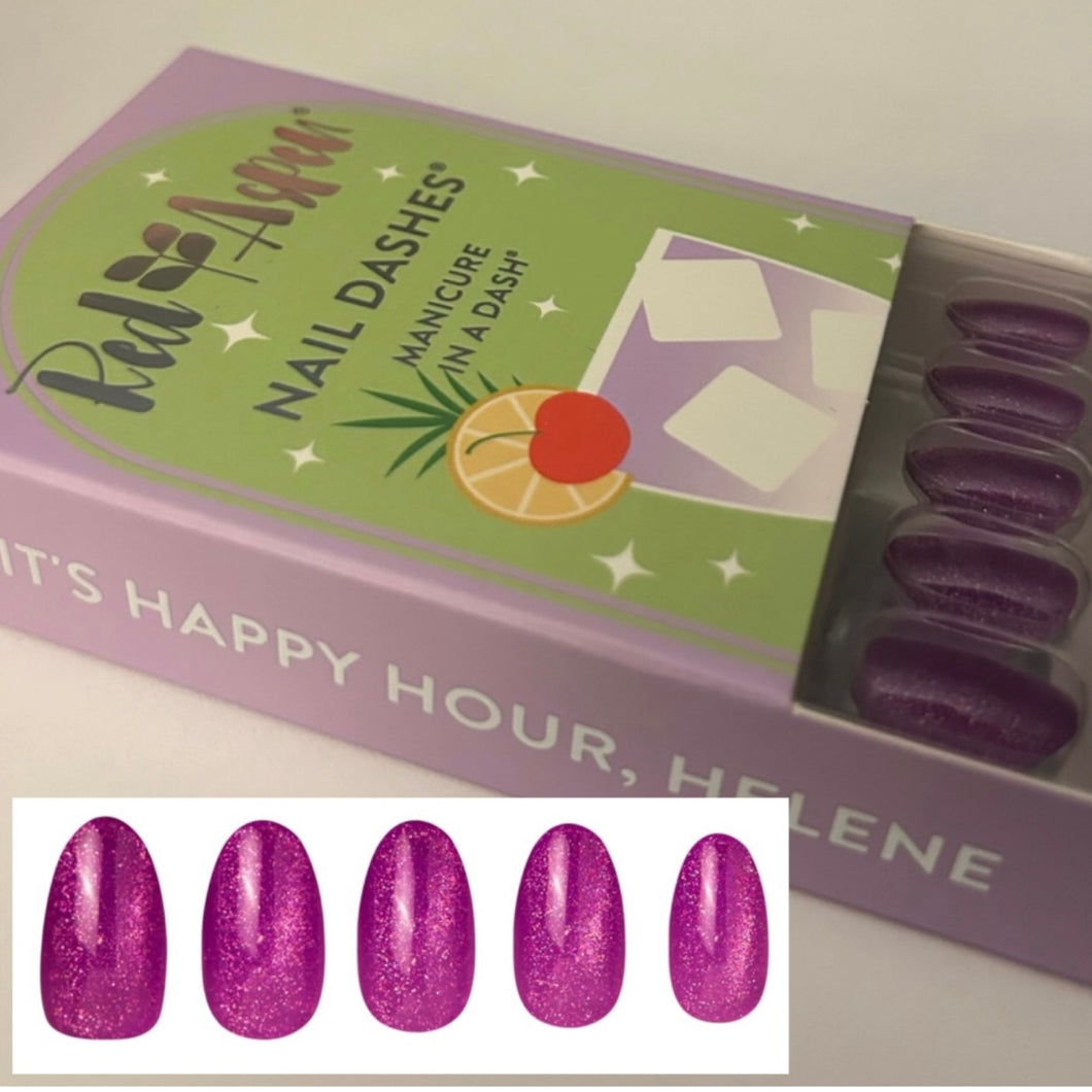 NEW Red Aspen nails Happy Hour Helene