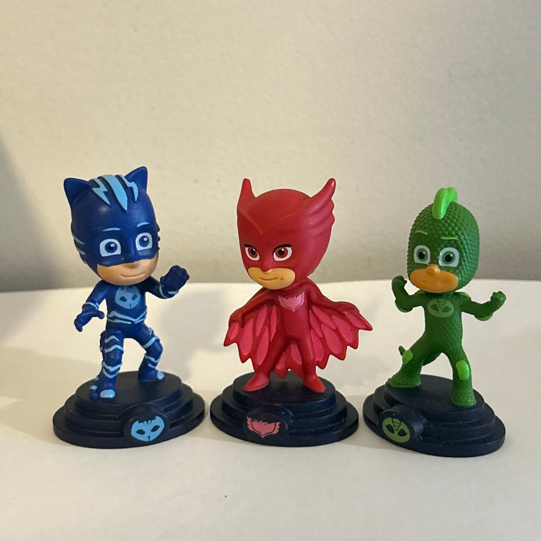 3PC TONIES PJ Masks Cat Boy Owlette Gekko