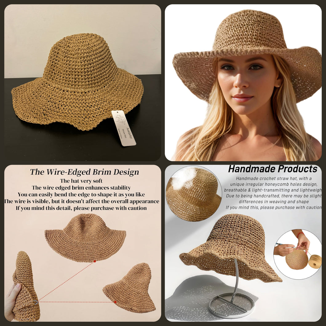 NEW Straw Hat Flexible
