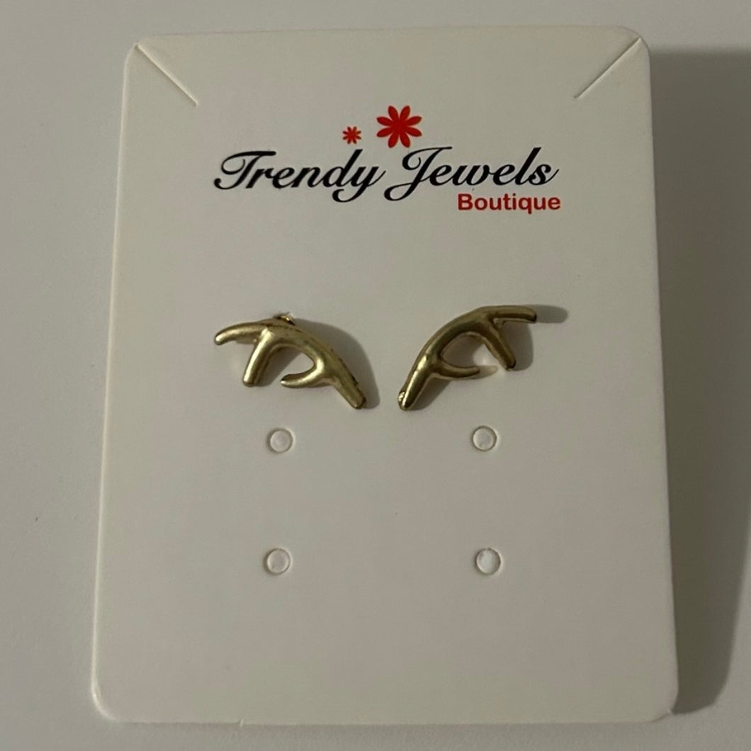 antlers earring studs Perfect for fall