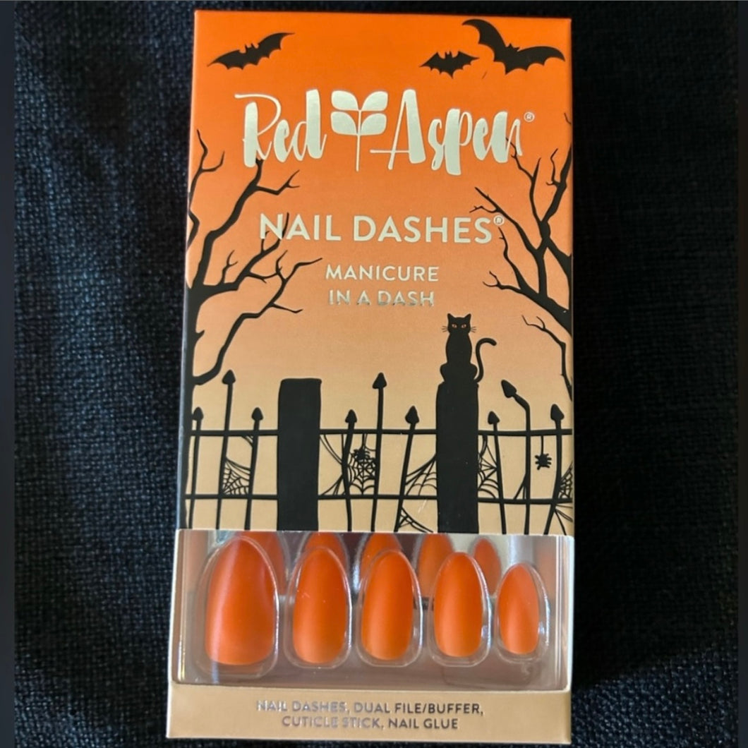 NEW Red Aspen nails Happy Haunting Hira