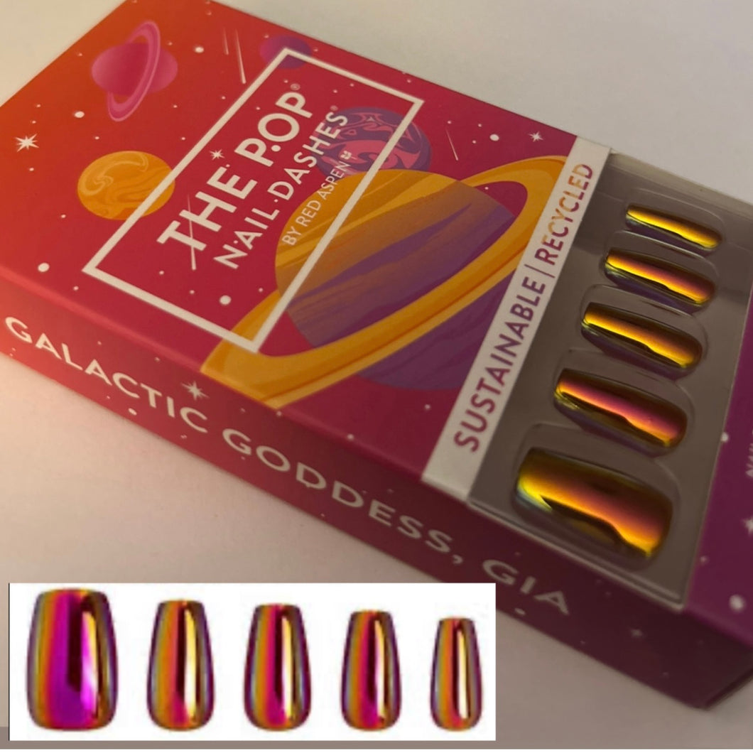 NEW Red Aspen Nails Galactic Goddess Gia