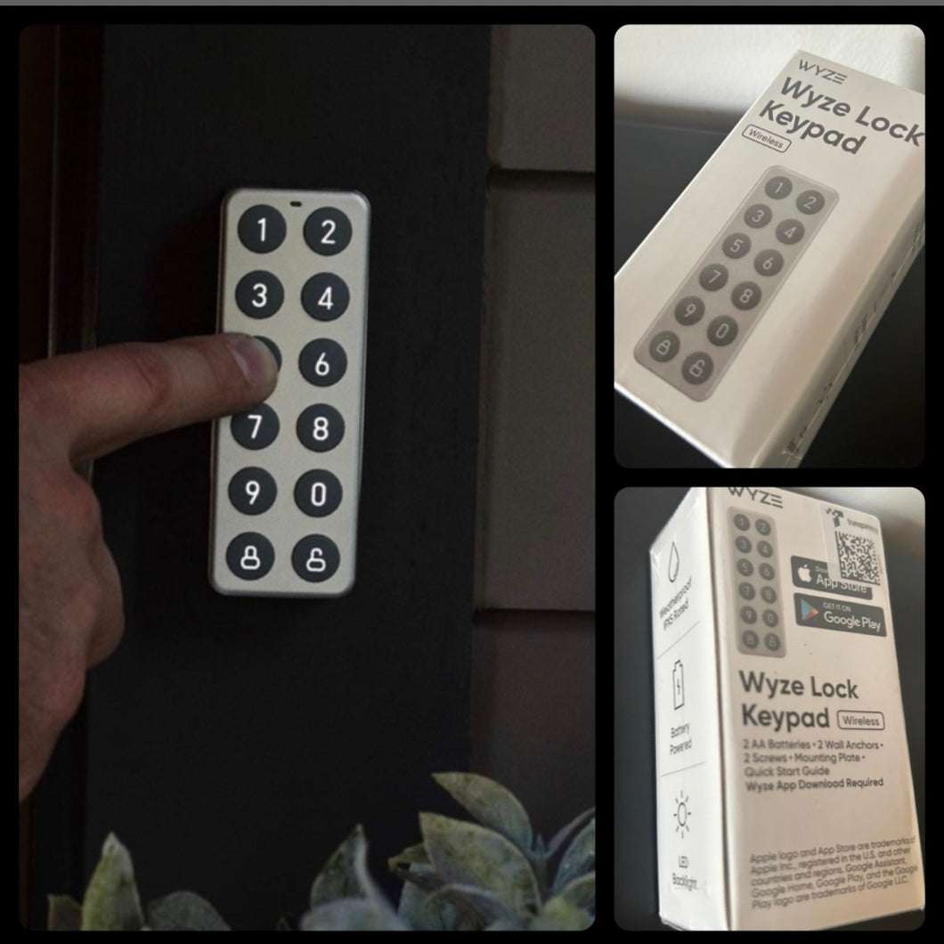 NEW Wyze Keypad for Wyze Lock, Wireless Bluetooth