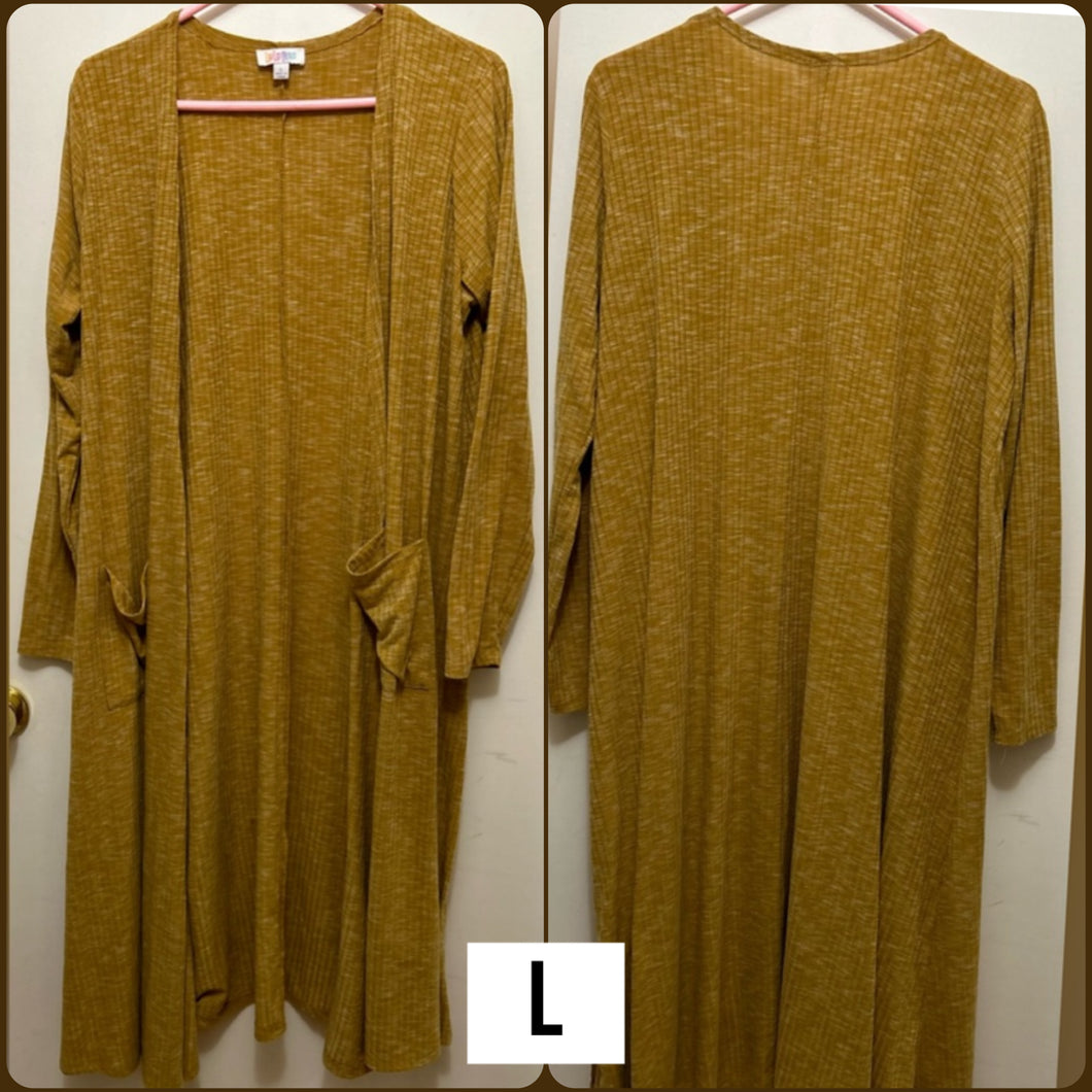 LULAROE Sarah duster open cardigan sweater - size Women L (12)