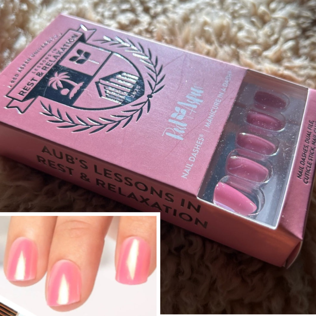 NEW Red Aspen nails Aub's Lessons in Rest &