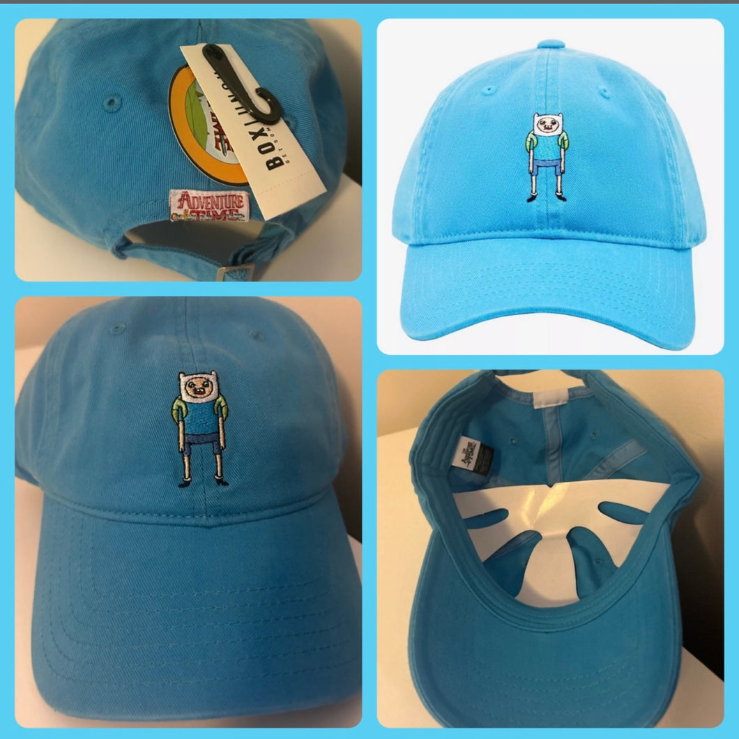 NEW Adventure Time Finn Blue Baseball Hat