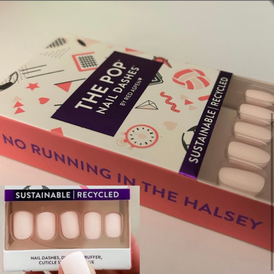 NEW Red Aspen nails No Running in Halsey