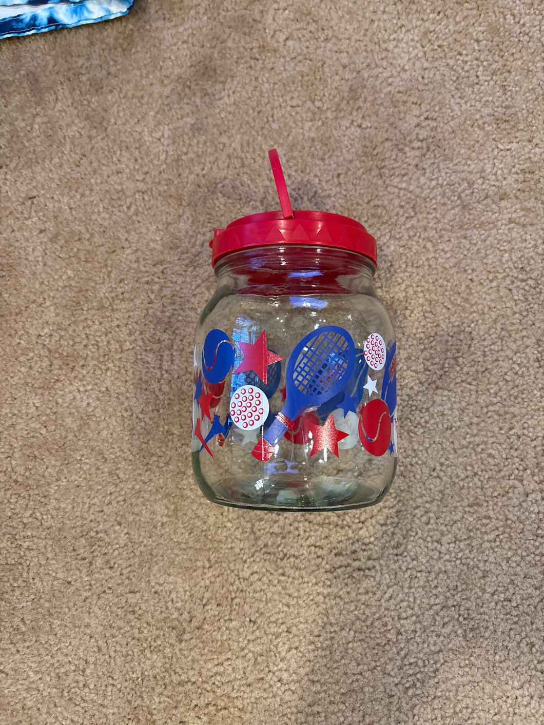 Athletic sports glass Drink container