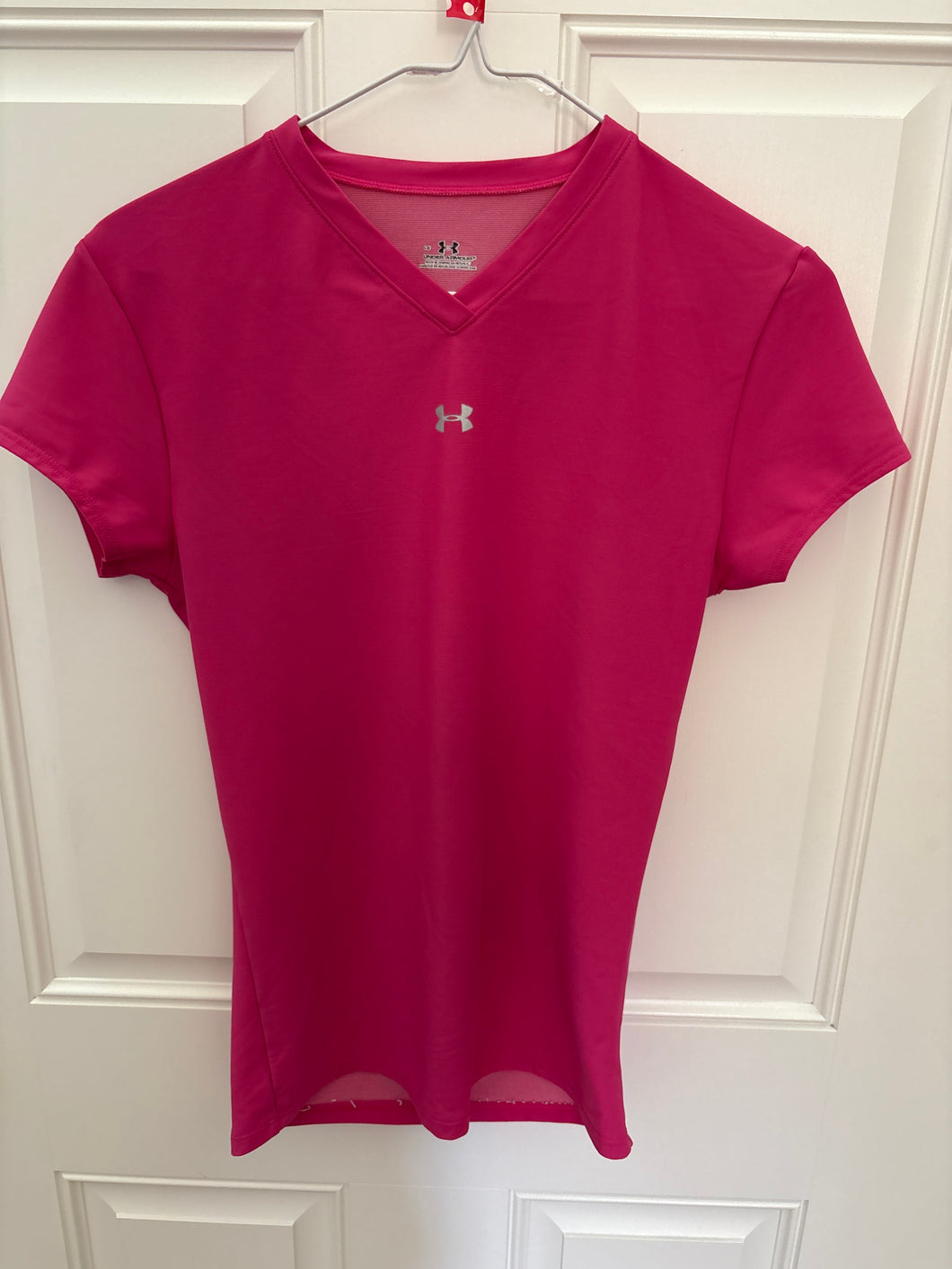 Under Armor pink athletic shirt - size Kids 14