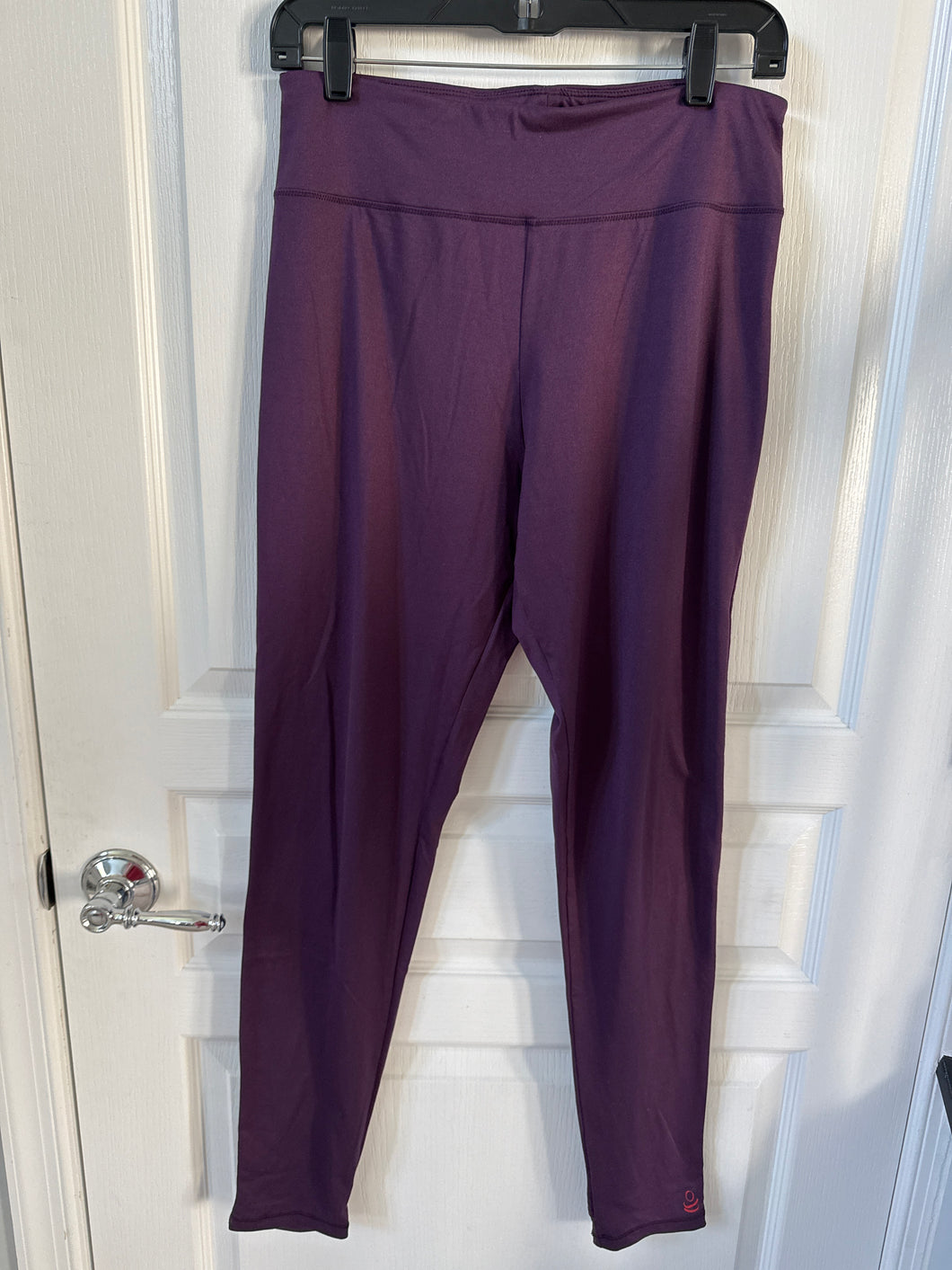 Cuddl Duds Purple leggings - size Women M (8-10)
