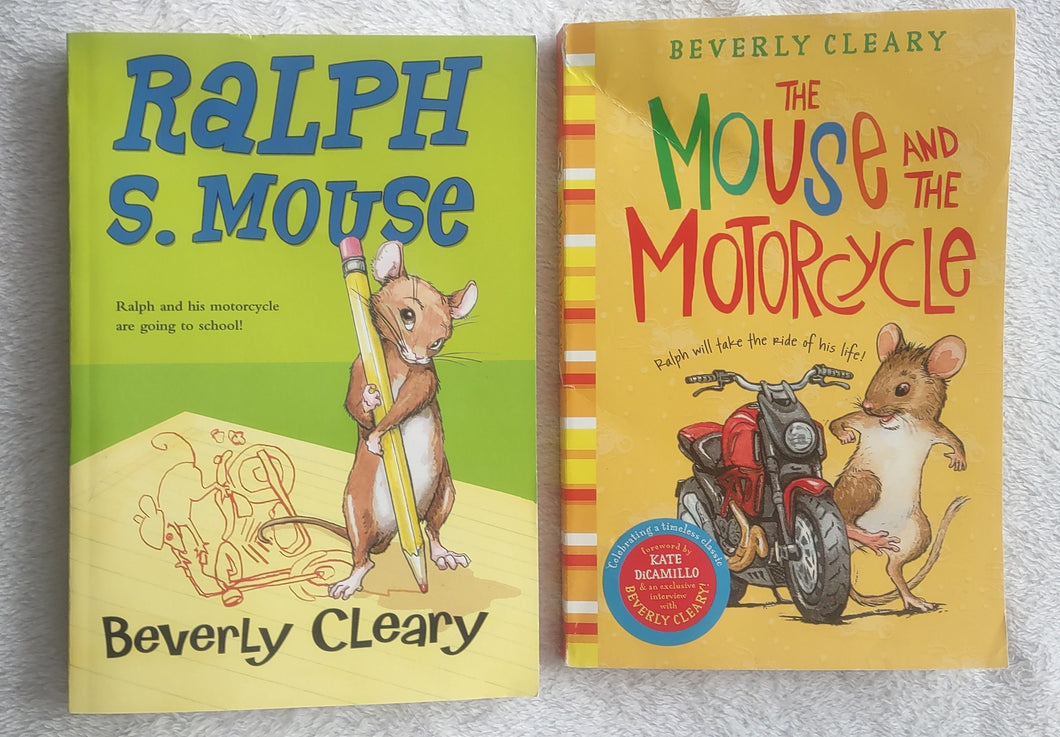 2 Beverly Cleary books Ralph S. Mouse &