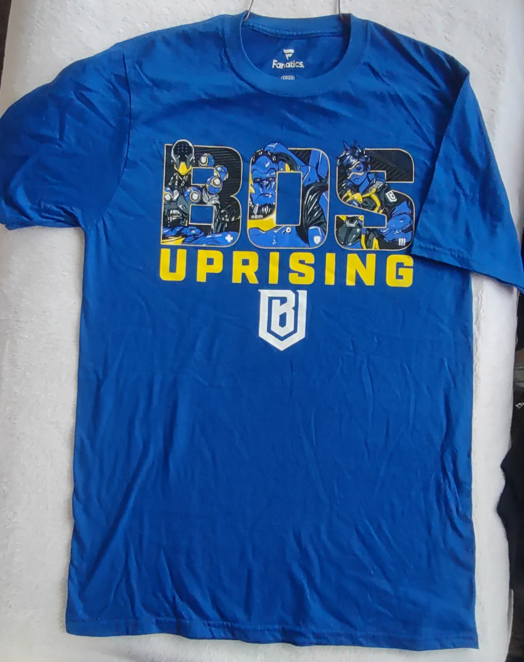 NWT Fanatics SS tee BOS Uprising blue - size Mens S