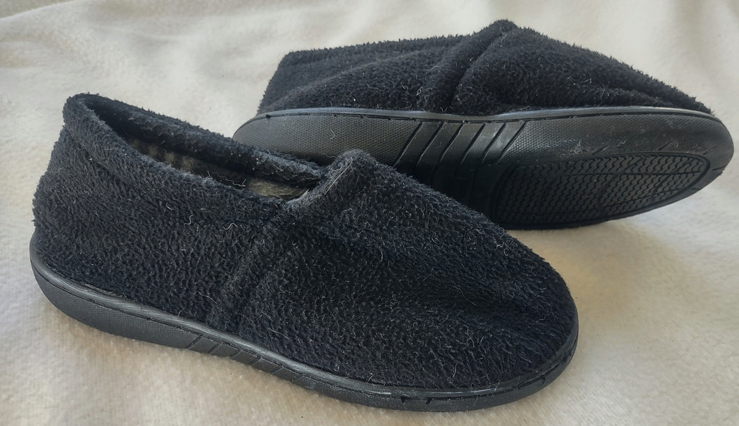 arctic trail slippers hard sole black w/ - size Shoes-youth   13