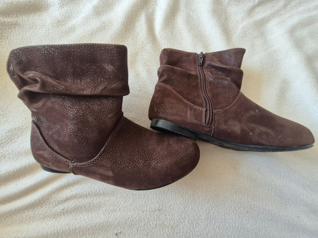 Roebuck & Co boots Brown faux suede - size Shoes-youth  3