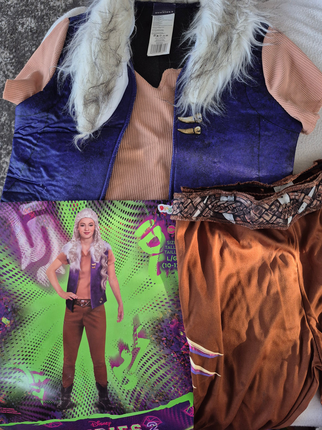 Addison Zombies 2 Costume/ pants & top - size Kids 10