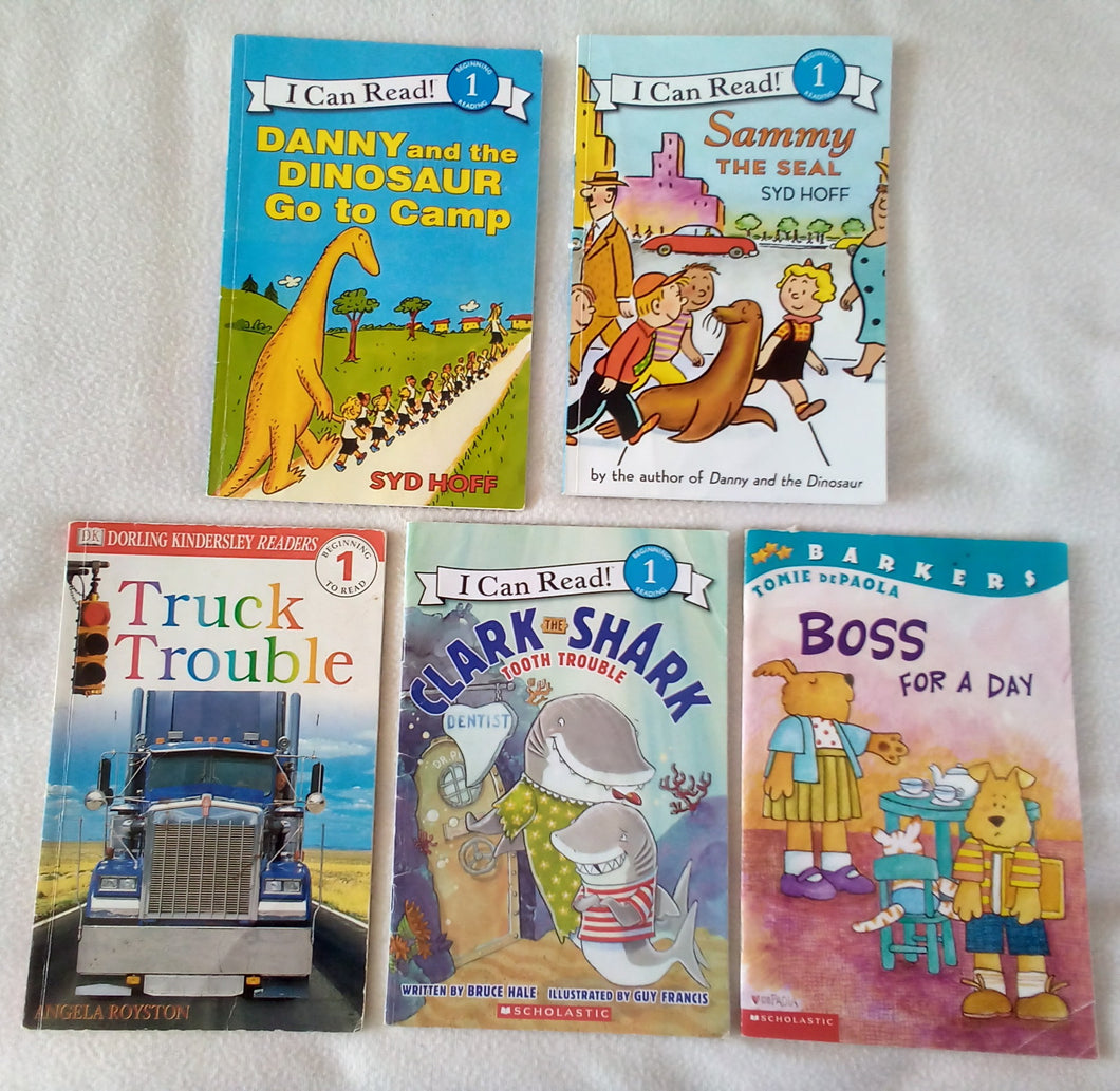 5 level 1 readers Danny, Sammy,