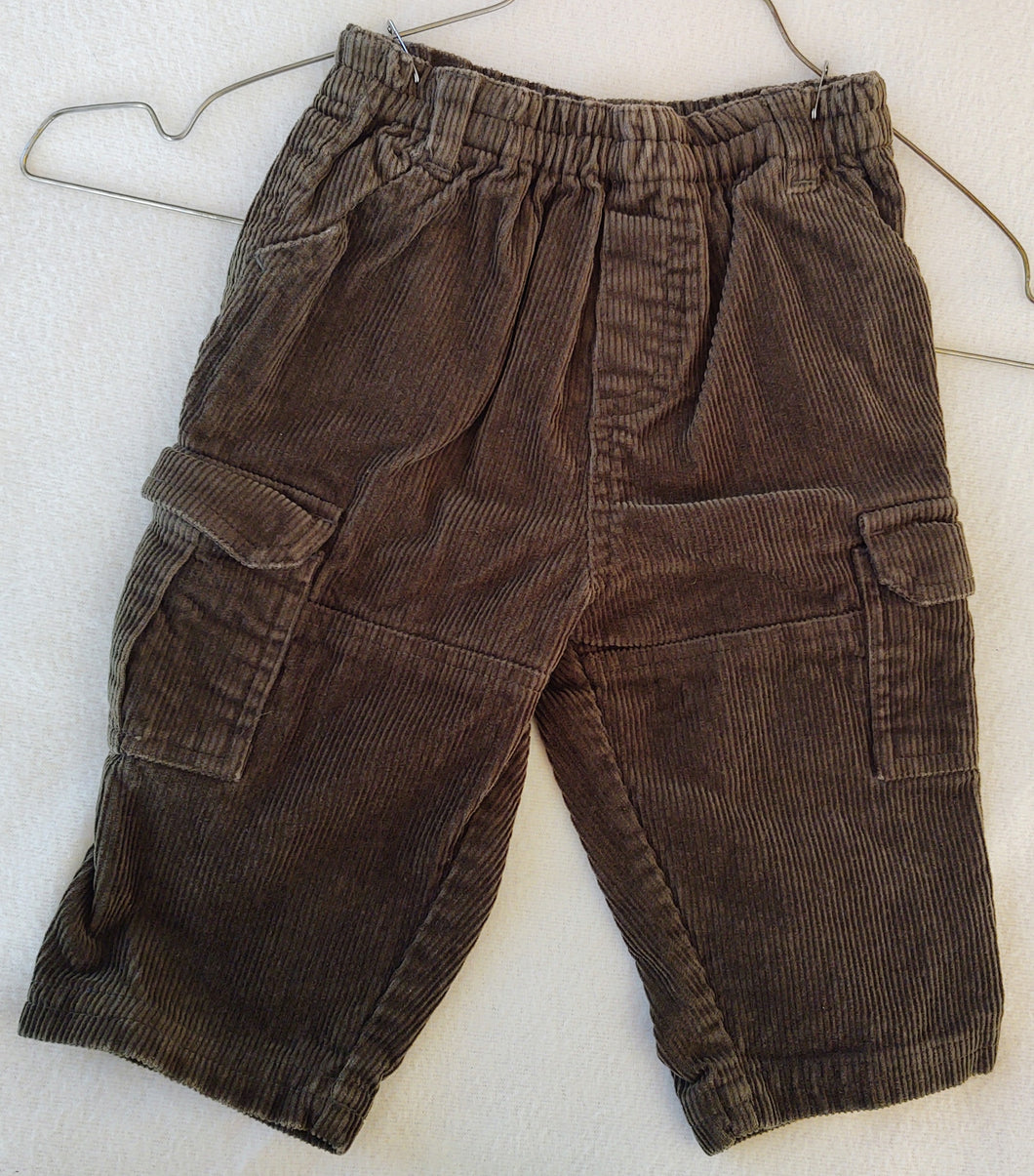 DrillTeam cargo cord hunter gn 4 pocket - size 6-9 Months