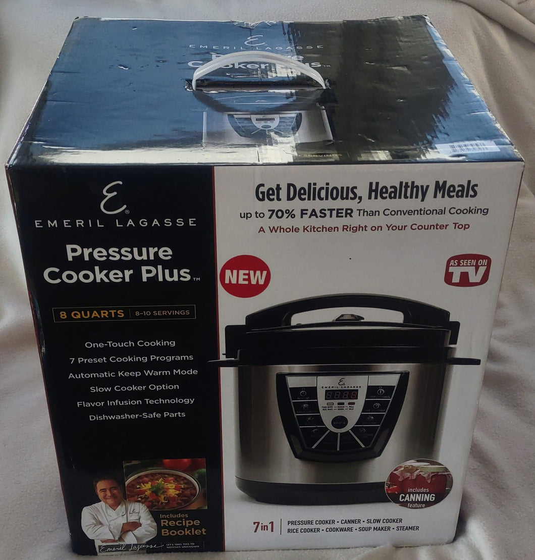 NIB Emeril 8qt Pressure Cooker Plus