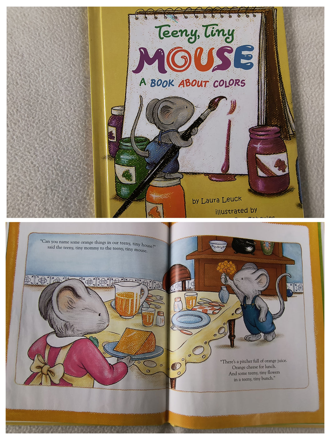 Teeny, Tiny Mouse A book about colors