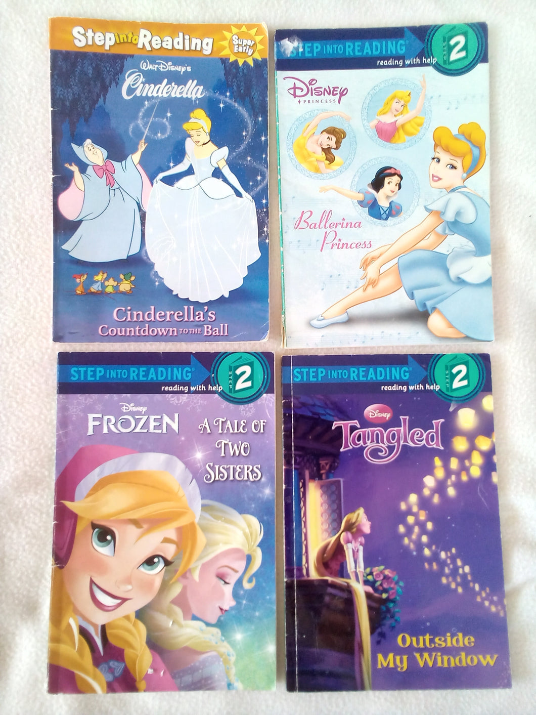 4 level 2 readers Disney Princesses