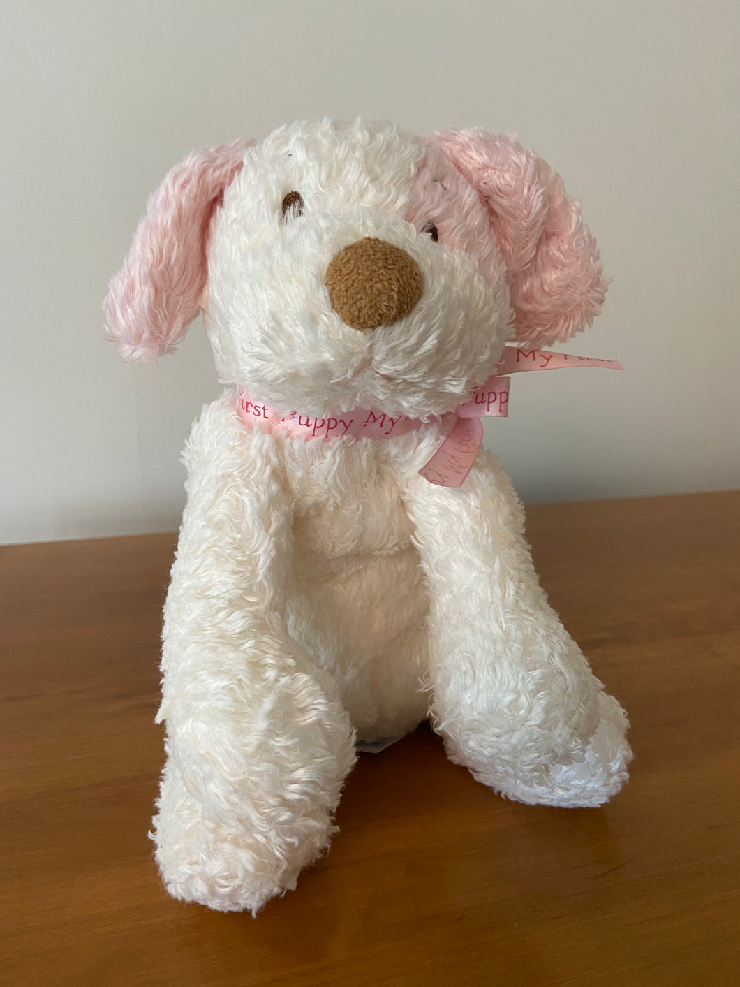 My First Puppy plush White stuffed dog
