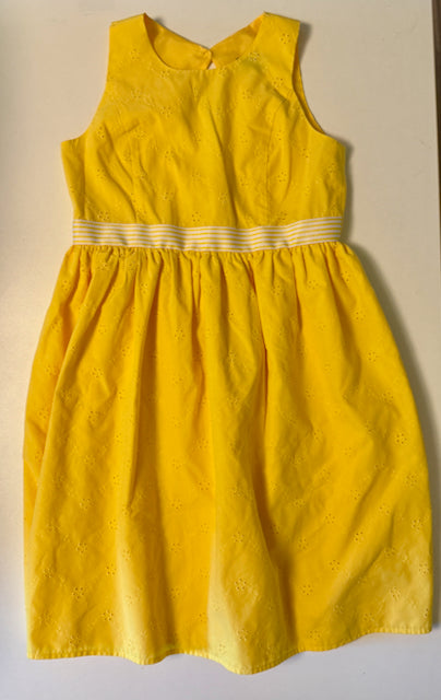 Chaps yellow sundress Easter dress sleeveless - size Kids/Teen 16