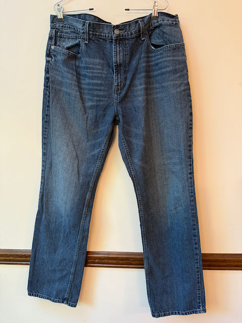 Nautica 38x34 dark jeans relaxed fit denim - size pants 36-38